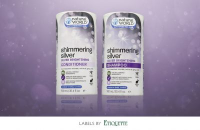 raybet.com新建印刷Shampo和条件标签自然世界